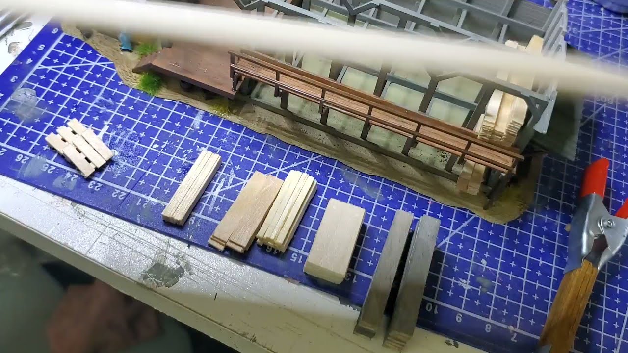 The Structure Build Series- Atlas Lumber Yard and Office Building- Lumber Piles and Extra Stuff