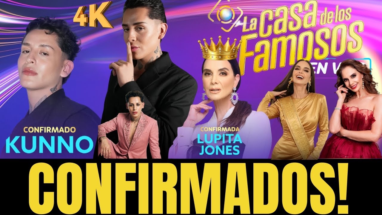 KUNNO Y LUPITA JONES LOS PRIMEROS CONFIRMADOS PARA LA CASA DE LOS FAMOSOS