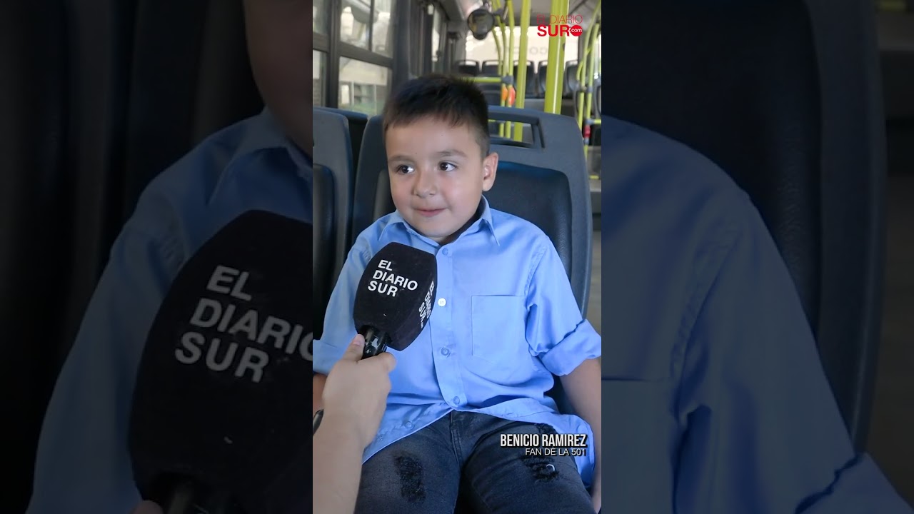 Sueño hecho realidad: un nene fanático del colectivo 501 recorrió la Empresa Monte Grande