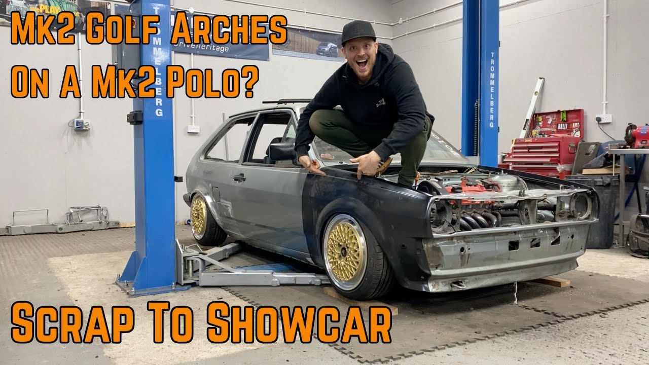 Установка более широких передних арок — VW Polo Coupe — Scrap To Showcar — Эпизод 8