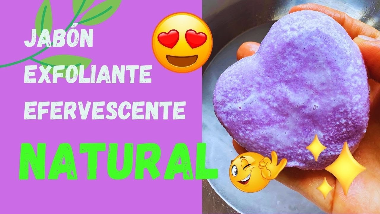 Cómo hacer un JABÓN Exfoliante EFERVESCENTE Anti-sequía Cosmética NATURAL CASERA
