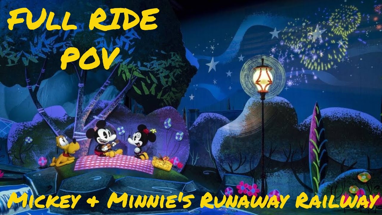Mickey & Minnie's Runaway Railway: FULL RIDE POV