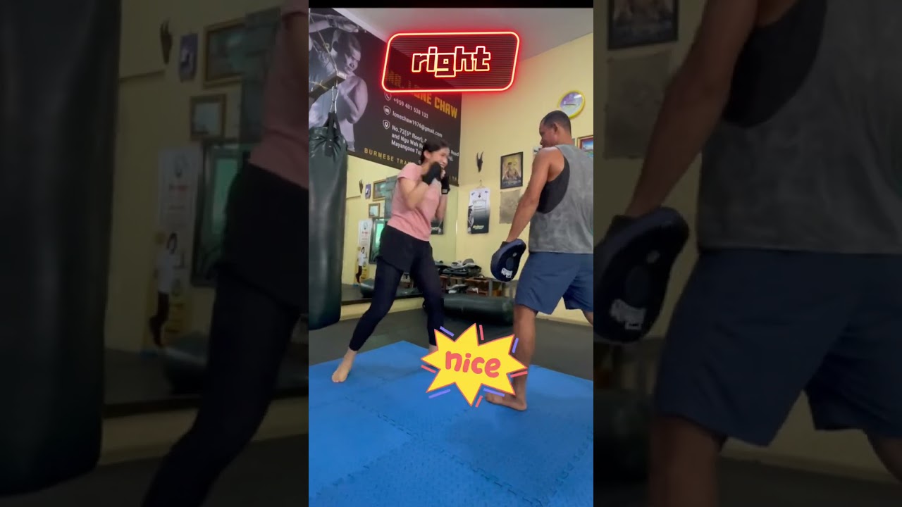 Foreigner's first time learning of Myanmar traditional Lethwei #Lethwei #Yangon #MayLynnInMyanmar