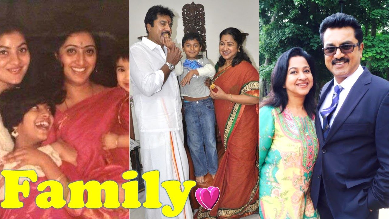 Actor Sarathkumar Childhood & Family | Wife Chaya | Wife Radhika | Varalakshmi & Pooja, Son Rahul
