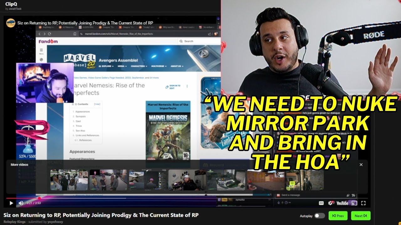 Ramee Reacts to Siz possibly joining ProdigyRP,  Zolo Kidnapping Ricky Rizz, & More! | Prodigy 2.6