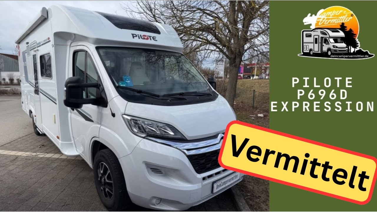 Pilote P696D - Expression Solar Li-Ionen GARANTIE | Wohnmobil gebraucht kaufen