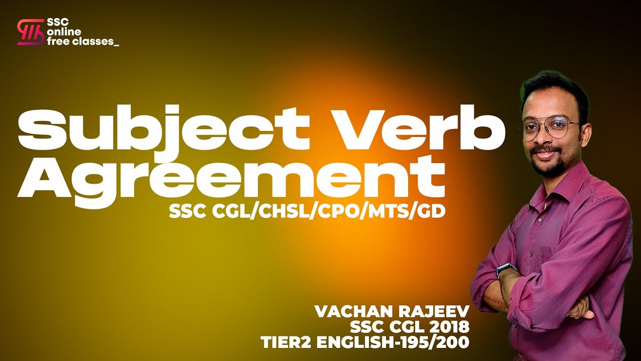 SUBJECT VERB AGREEMENT(CONCORD) || ENGLISH || SSC MALAYALI ONLINE COURSE || CGL, CHSL, MTS, GD, CPO