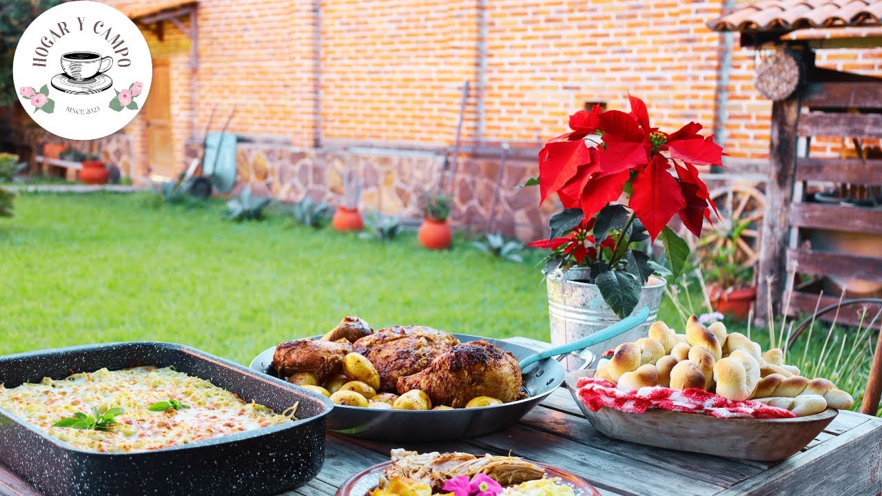 Deliciosa pierna de cerdo adobada a la leña | Idea navideña| 🍝🥖🎄