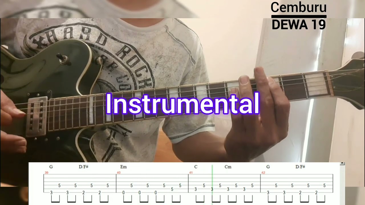 Cemburu | DEWA 19 | TAB Chords Lyrics |