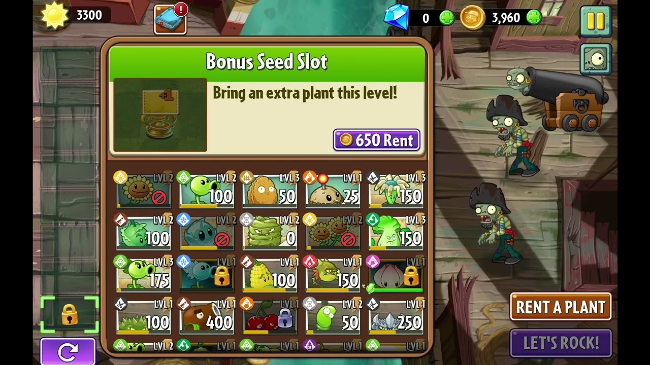 Plant vs zombie 2 part 1