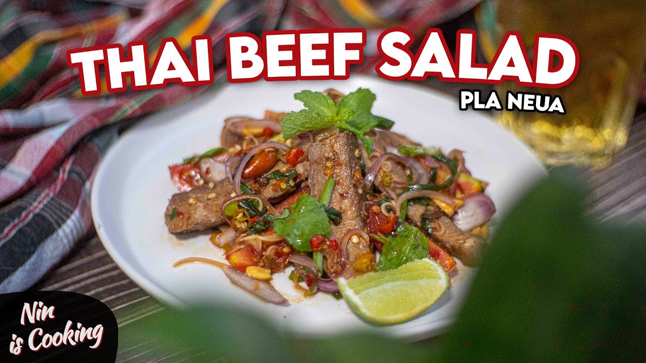 Thai Spicy Grilled Beef Salad   TASTY & REFRESHING!