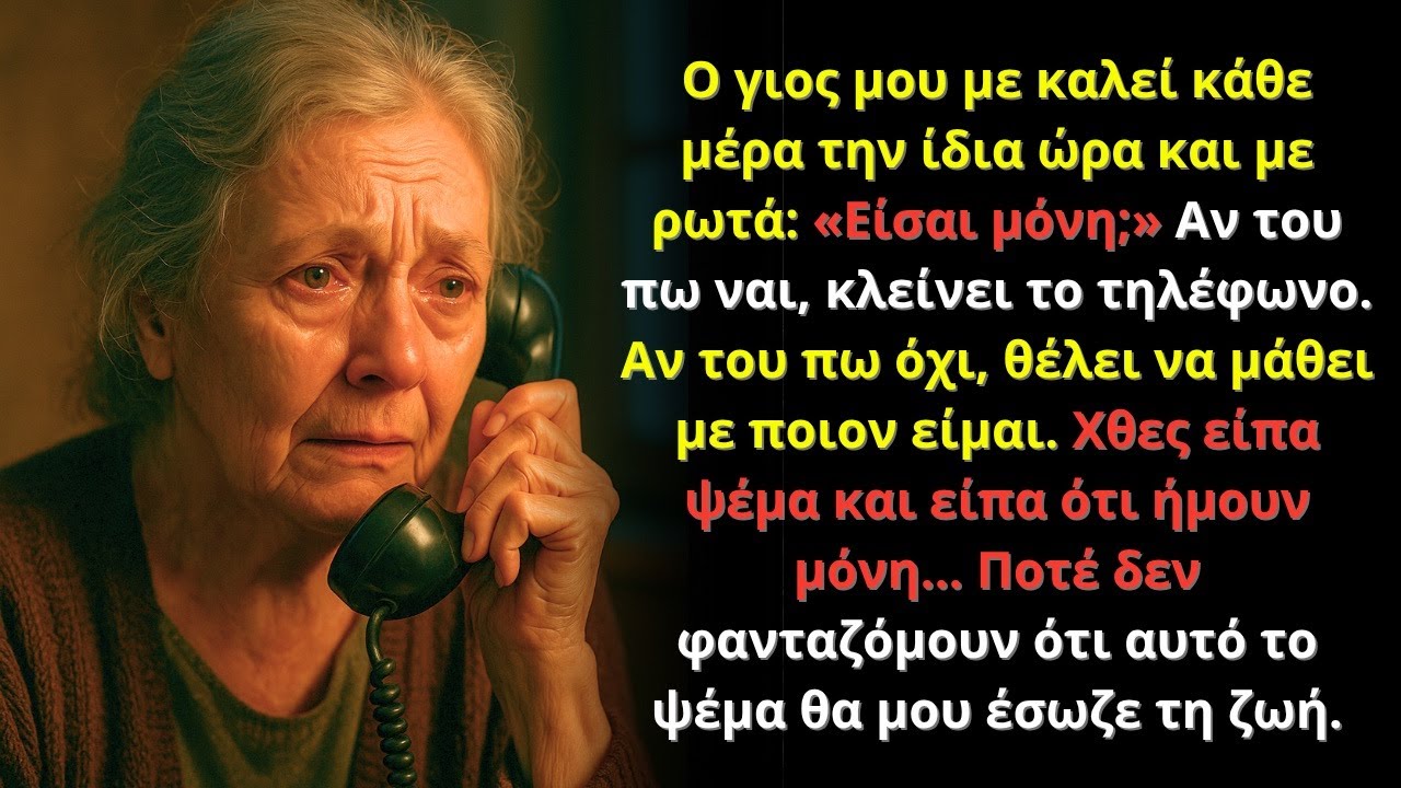 Ο γιος μου με ρώτησε αν είμαι μόνη… Είπα ψέμα, και αυτό το ψέμα μου έσωσε τη ζωή.