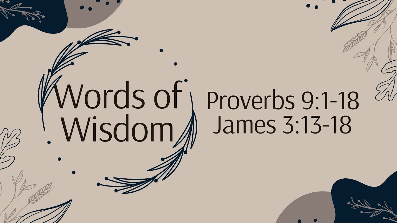 Sunday Sermon 2026/03/08 | Words of Wisdom
