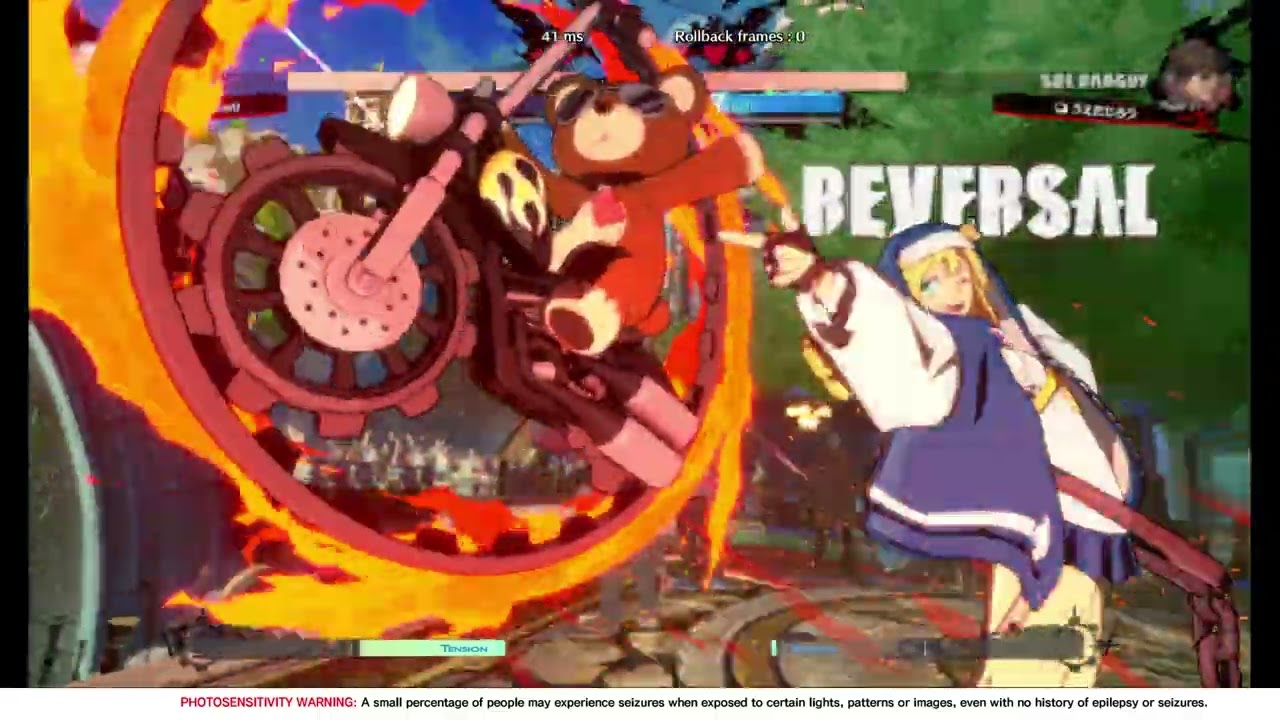 GGST (PC, ver 1.40, 2024) - JP 8F, Bridget vs Sol [Nov 11, 2024 No Mic]