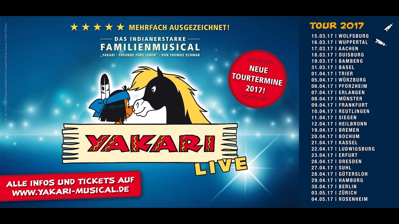YAKARI - FREUNDE F&Uuml;RS LEBEN | Das indianerstarke Familien-Musical [Titelsong]
