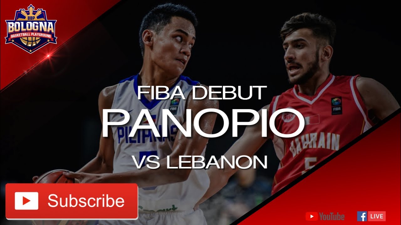 Dalph Panopio's FIBA Debut againts Lebanon