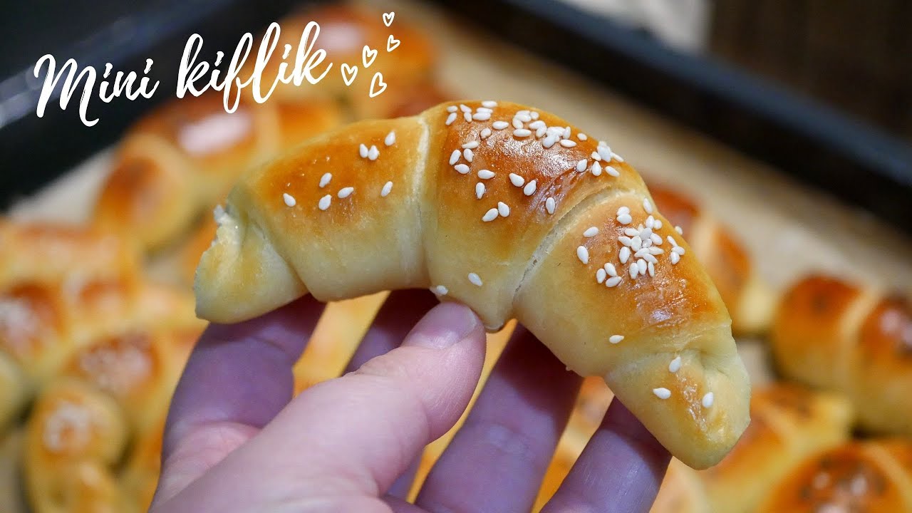 Mini kiflik 🥐💛 olcsó, gyors és extra puha kifli recept!