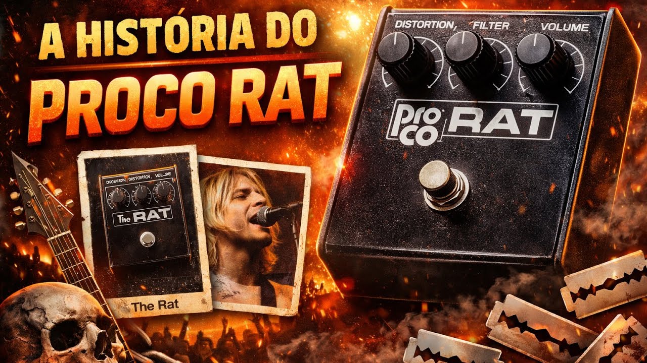 História do pedal Proco Rat como o Lm308 mudou a música 