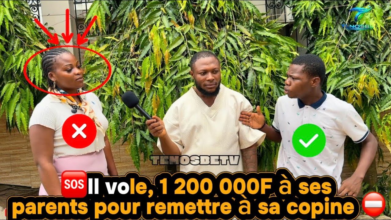 TEST DE FIDÉLITÉ : Il vole 1 200 000F à ses parents pour remettre à sa copine 