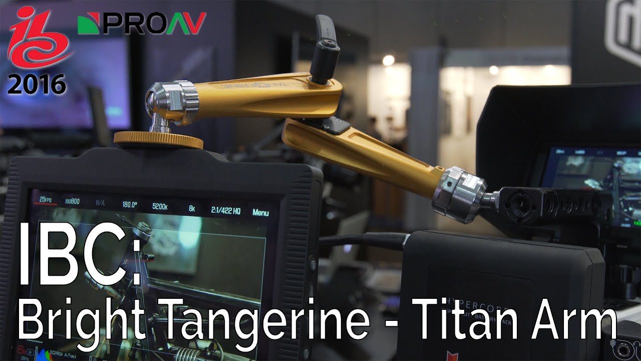 Bright Tangerine Titan Arm - IBC 2016