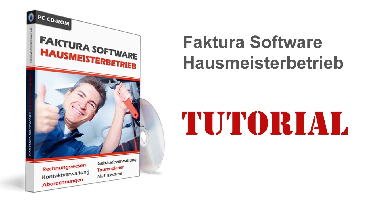 Tutorial Faktura Software Hausmeisterbetrieb Rechnungsprogramm & Branchenl&ouml;sung