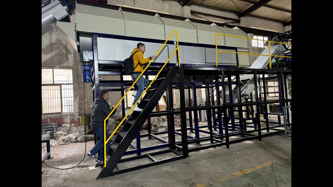KOOEN 1000kg/h pet bottle crusher recycling line(machine)