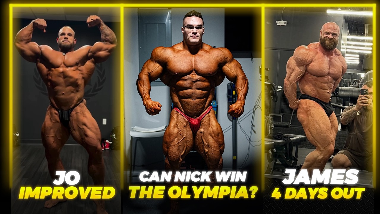Can Nick Walker WIN THE 2026 MR OLYMPIA? + Jo Palacios IMPROVED? + James Hollingshead 4 Days Out