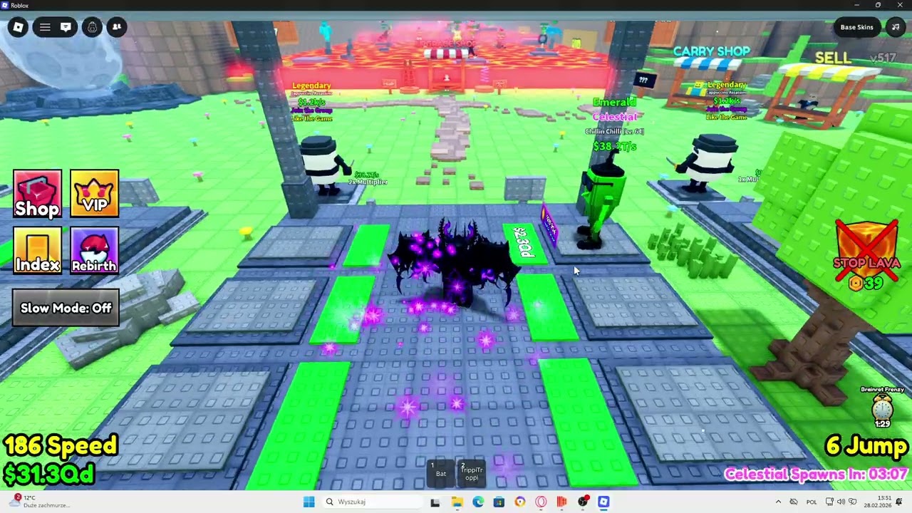 Testing out the Survive lava for brainrots and i was thinking, is this a good game?🤔🤔🤔