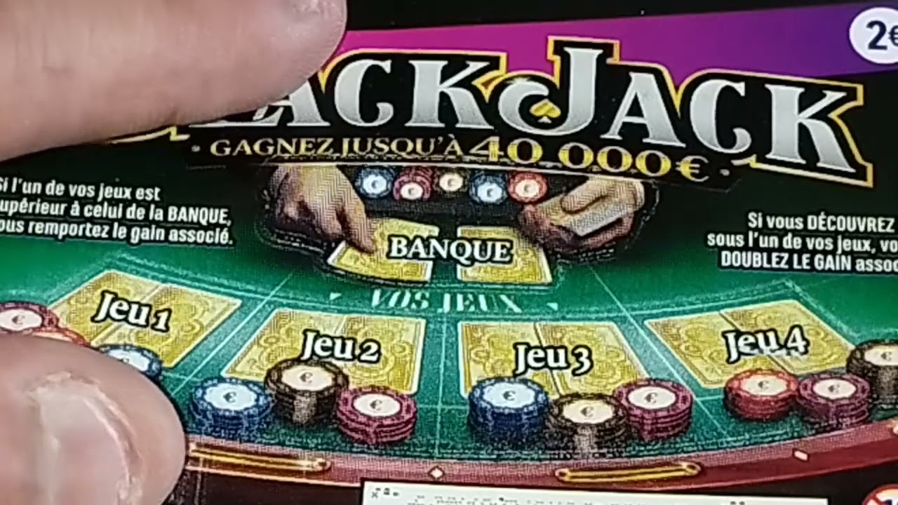 GRATTAGE DE 10 BLACK JACK