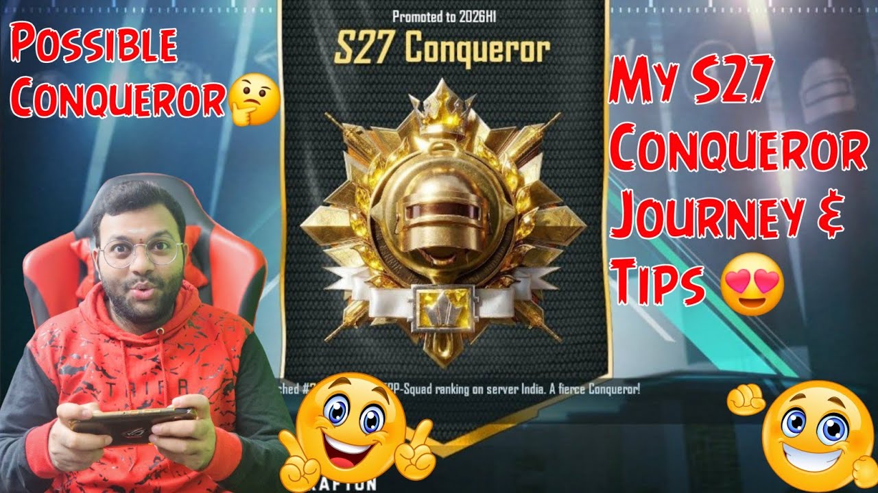 How I Pushed Conqueror In S27 BGMI | Conqueror Tips | #bgmi #jonathangaming #unqgamer @PunjuPowerYT 