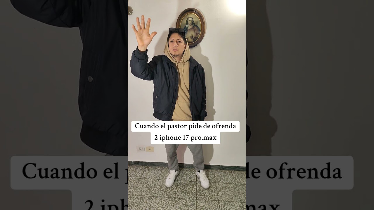 Pero pastor yo apenas tengo mi Nokia 😑 