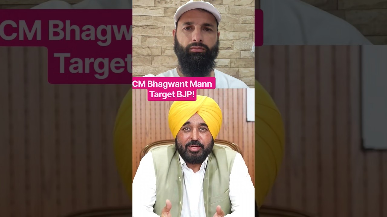 CM Bhagwant Mann Target BJP Latest Speech,Wrote Letter To PM Modi #bhagwantmann #shorts