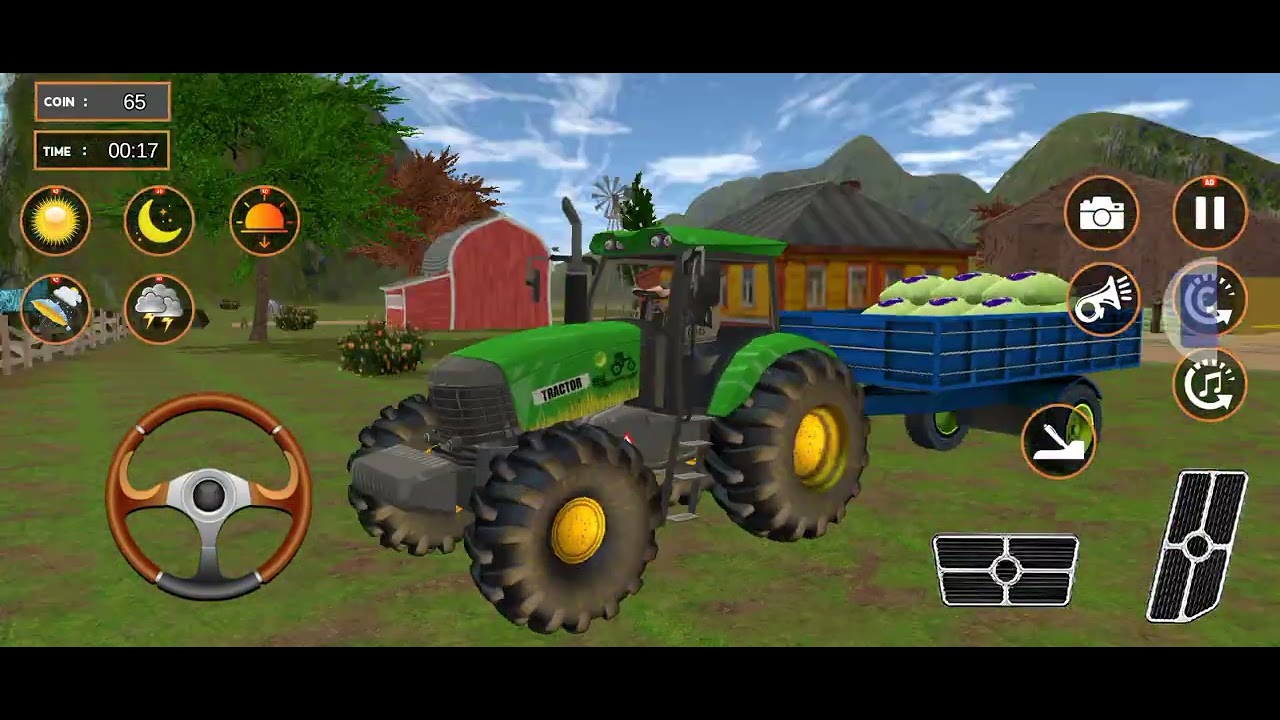 Modern Tractor Farming Driving Simulator 3D - New Tractor Games - Android Gameplay
