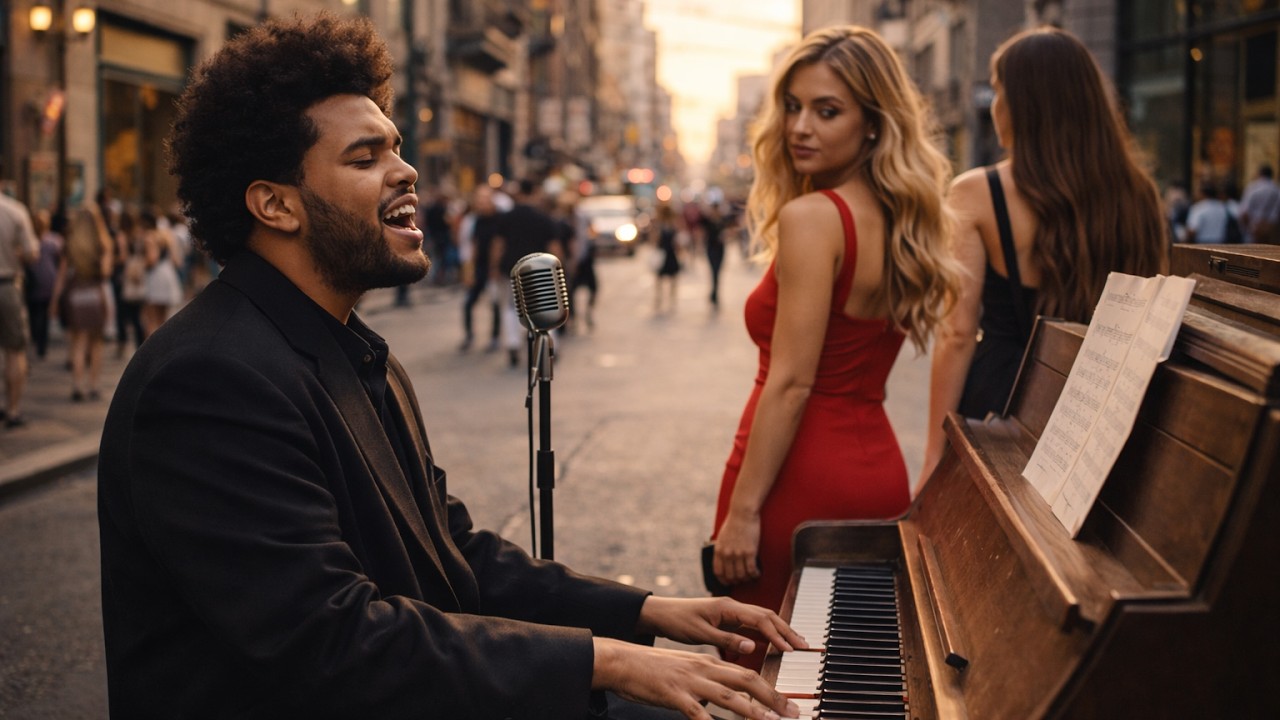 Learn To Play One Of The Girls The Weeknd on Piano! (Beginner) SLOW 50% Speed