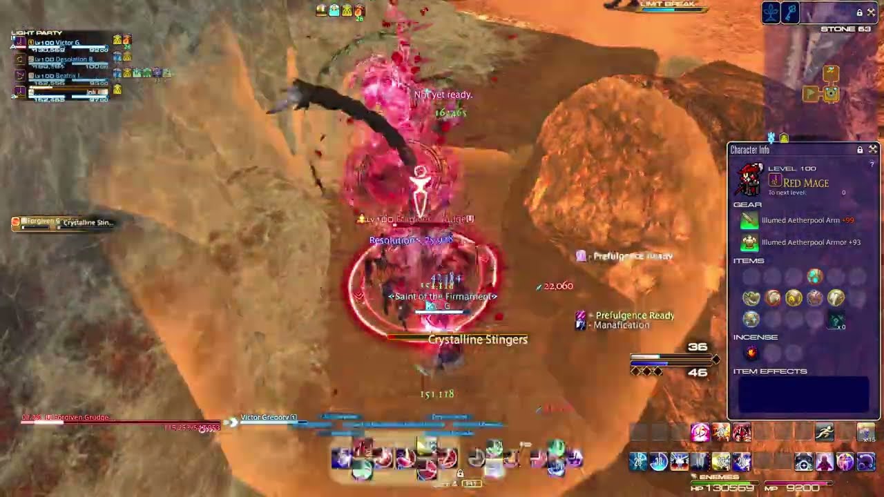Final Fantasy XIV - Pilgrim's Traverse Stones 61 - 70 (First Clear) (RDM POV)
