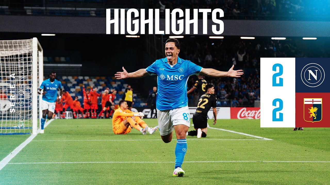 Napoli - Genoa 2-2 | Serie A - 36&ordf; giornata