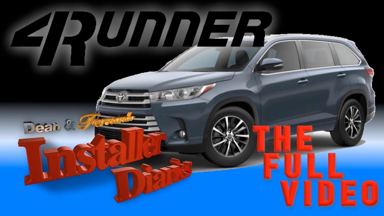 Toyota Highlander full system install