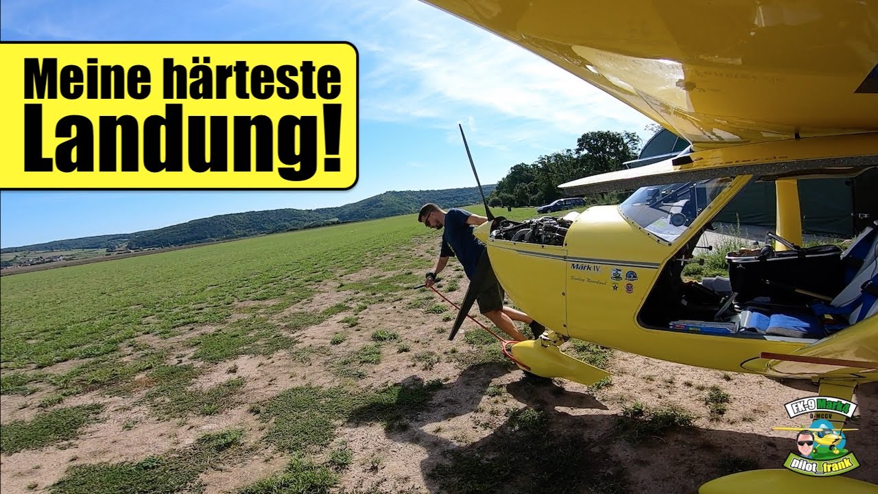 Ultraleichtflugzeug Landeversuch FK9 | Pilot_Frank