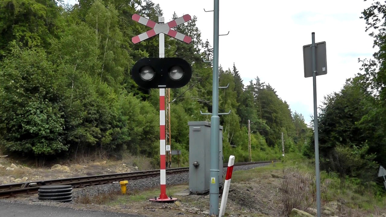 Železniční přejezd Górzyniec / Piechowice (PL) (9. 7. 2018)