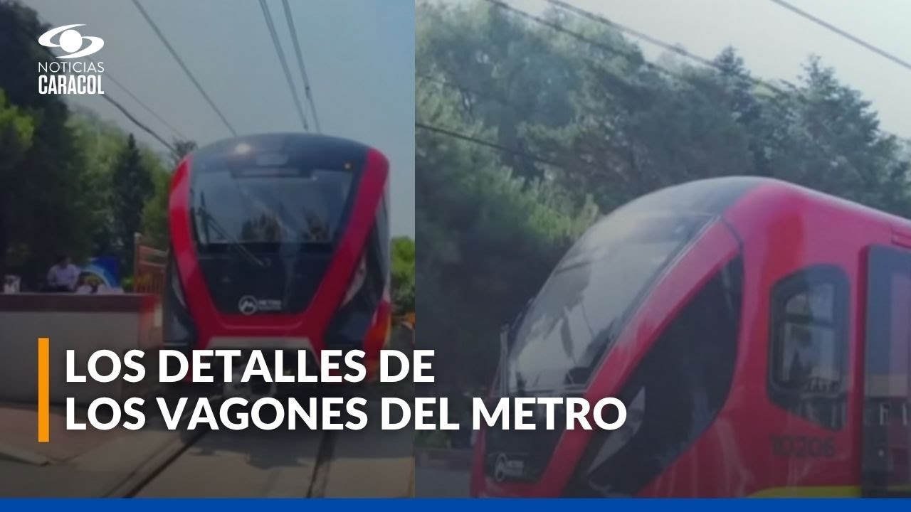 ¿Cómo son los vagones del metro de Bogotá por dentro y cómo avanzan las obras en la capital?