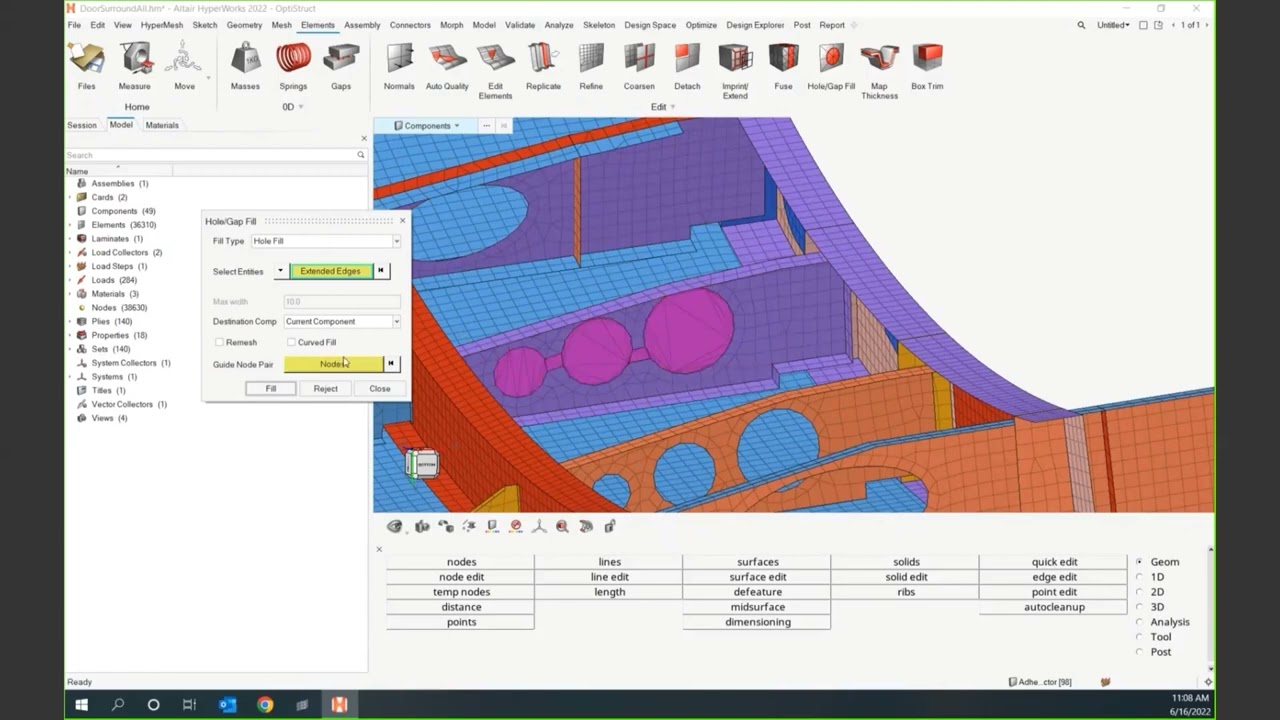 EP 10: Orphan Meshing in HyperWorks 2022