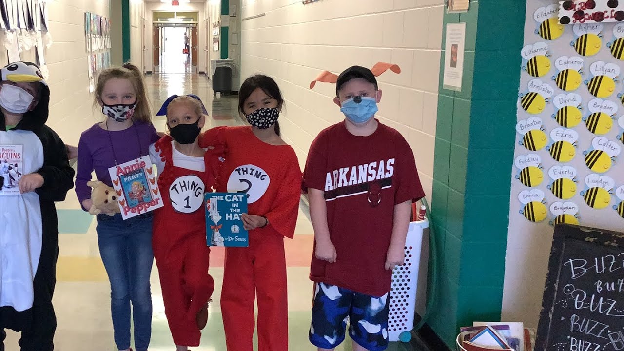 Young Book Character Parade