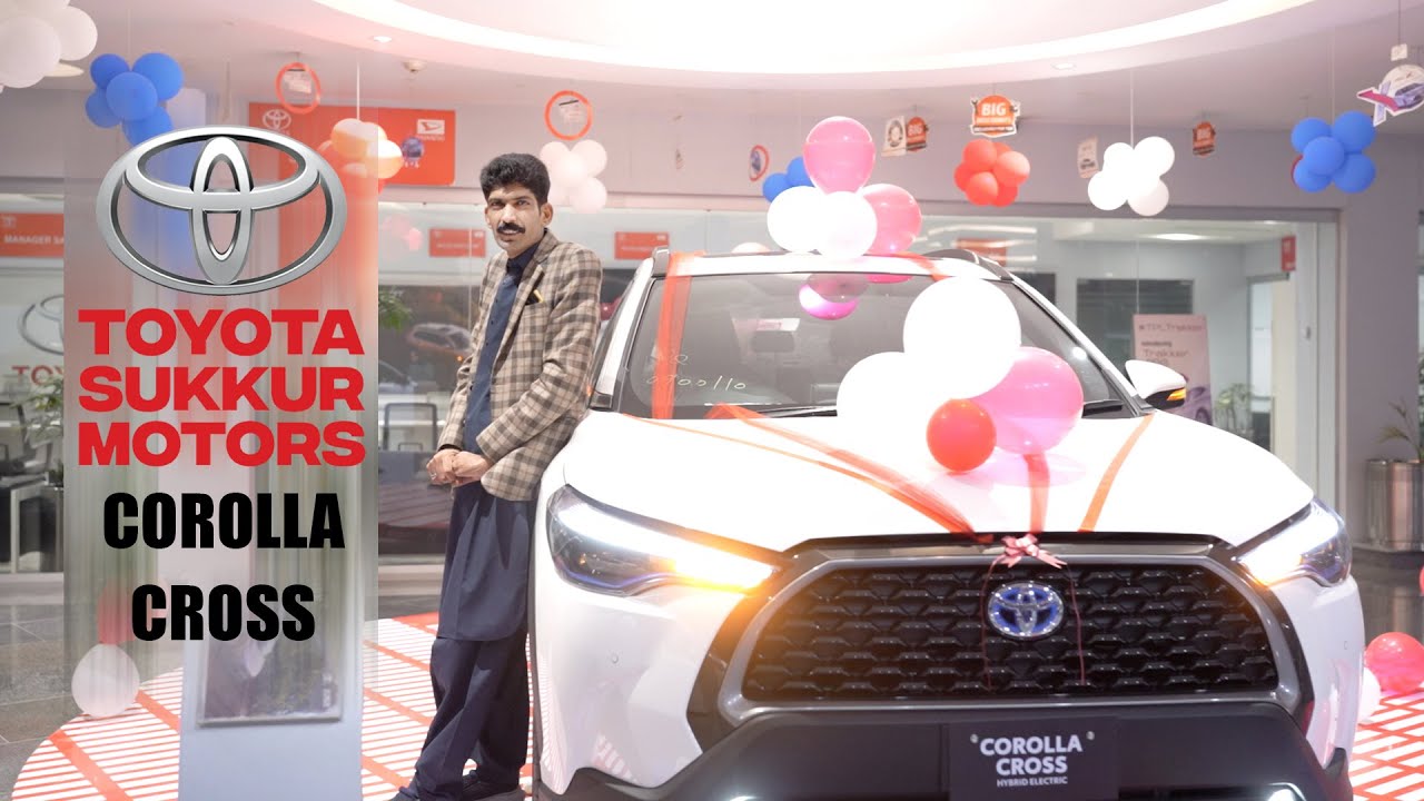 TOYOTA SUKKUR MOTORS | NEW CORROLA CROSS FIRST LOCALY BUILD HYBRID | ASGHAR KHOSO