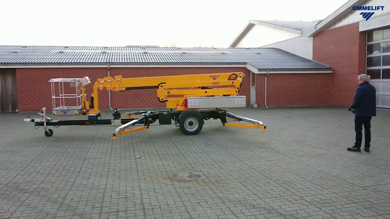 OMMELIFT trailer 2300 EX wireless drive and setup