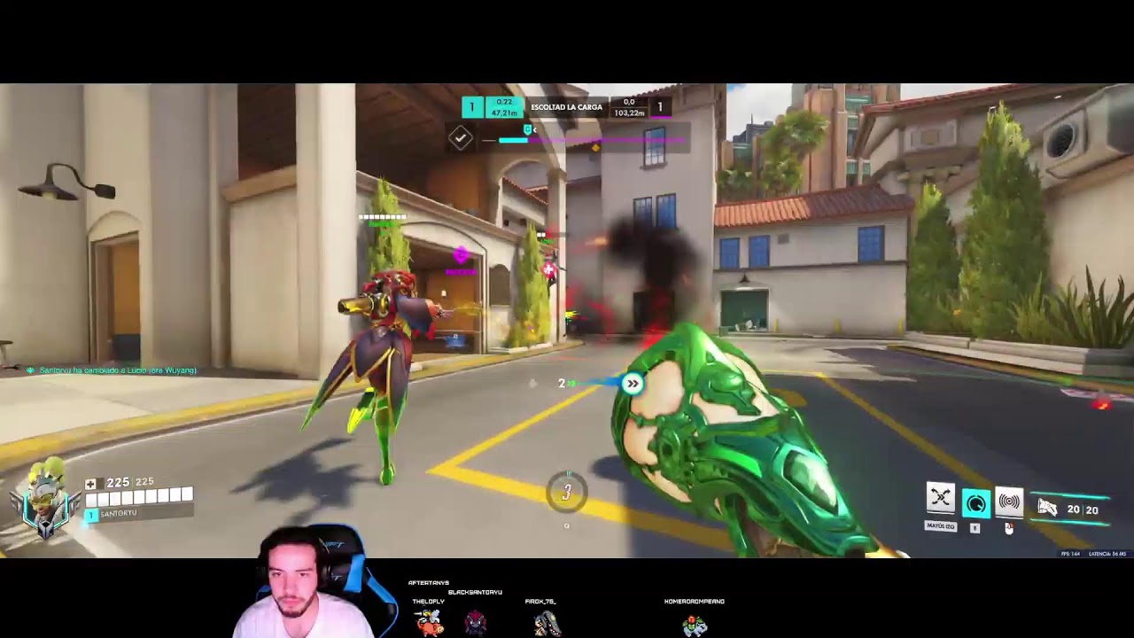 jugando a overwatch 1 antes era 2 y ahora 1 otra vez