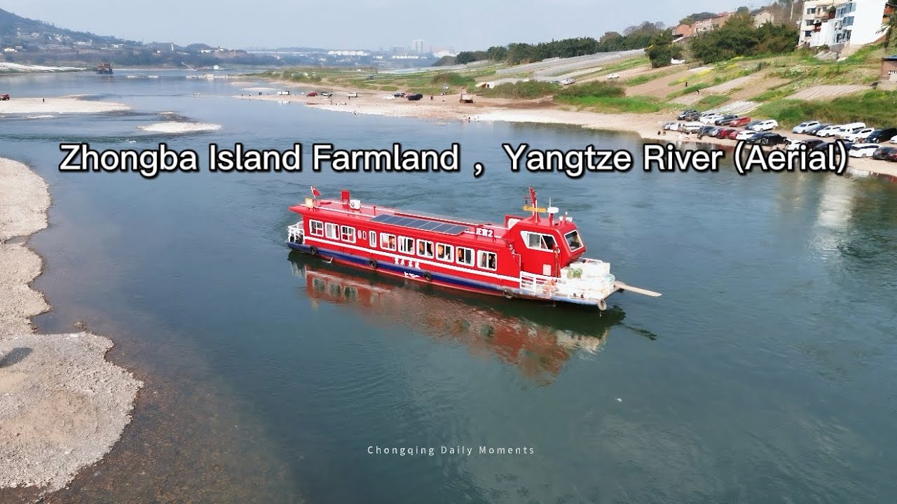 Sky｜Chongqing in Layers｜Zhongba Island Farmland ，Yangtze River #Drone #AerialView #China #River