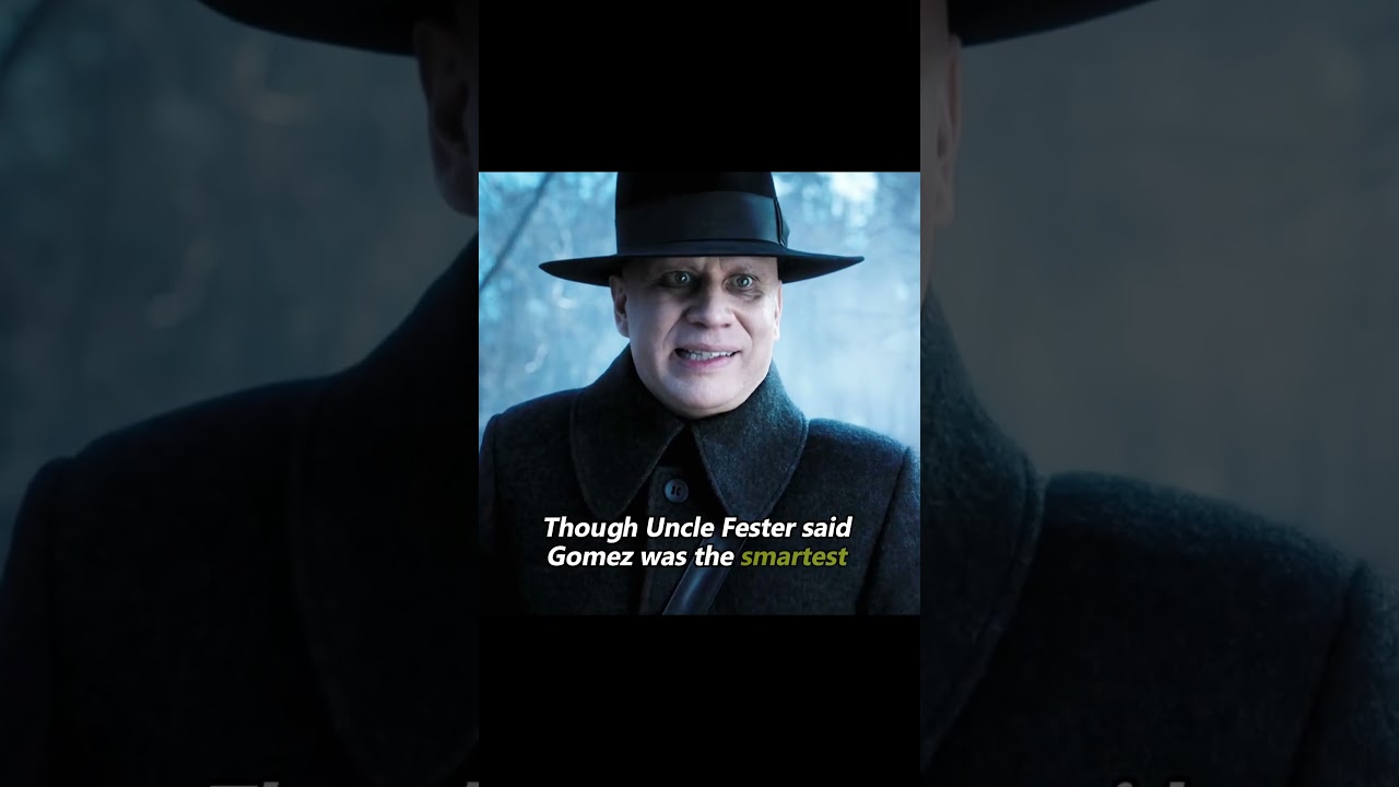 Uncle Fester is actually the most powerful one in the Addams Family#tv #netflix #wednesday #fyp