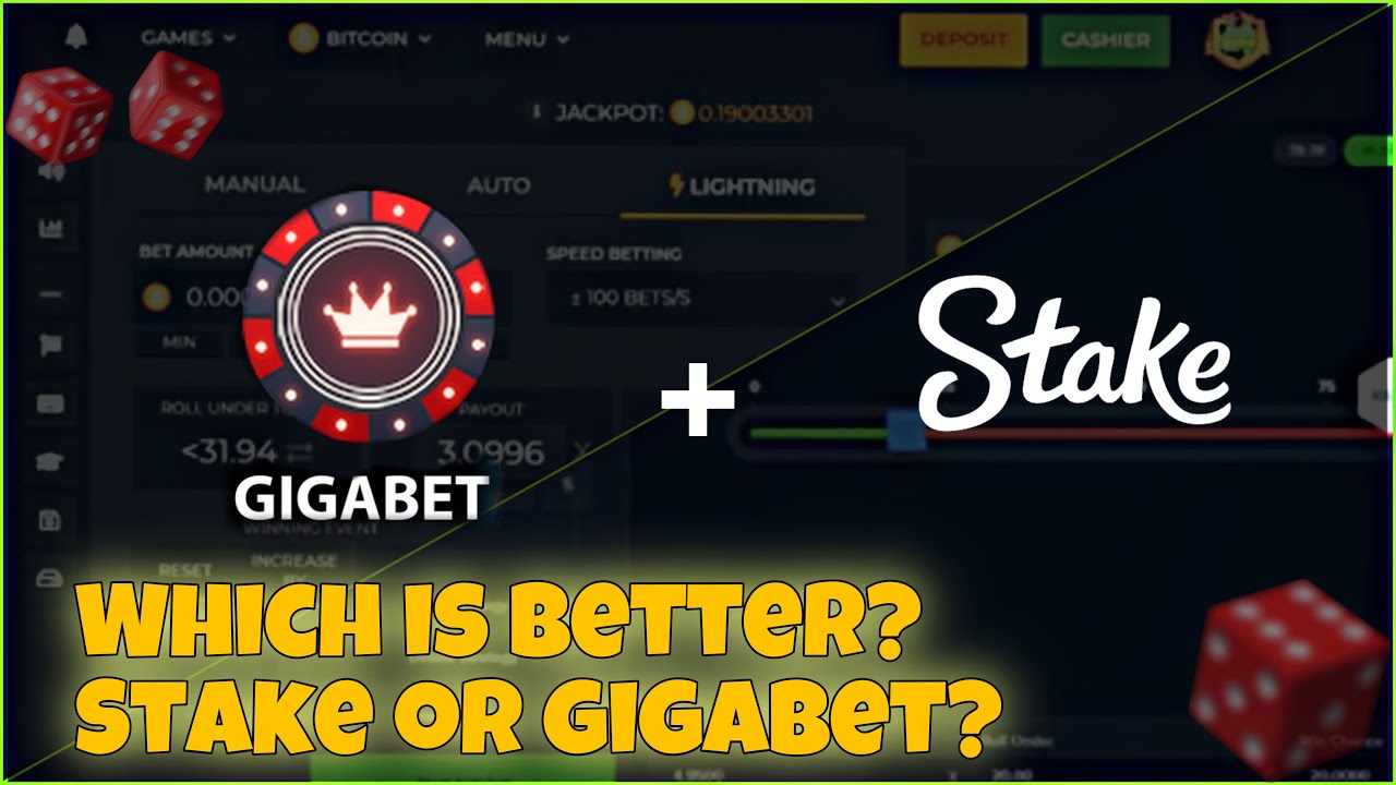 WHICH IS BETTER ? STAKE OR GIGABET [ COMBINED VIDEOS ]