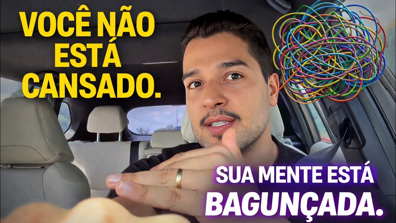 Você não está cansado. Está sobrecarregado por dentro.