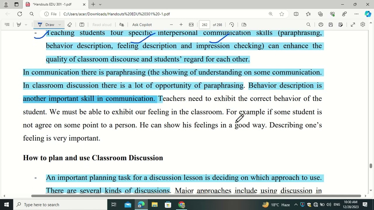EDU 301 lecture 39 v important regarding to final term